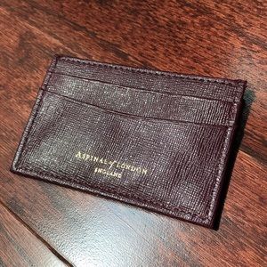 Aspinal of London slim credit card holder
